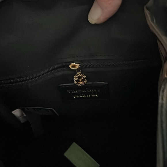 Mwt Valentino Orlandi Black Vegan Leather Backpack it comes with a coin bag - Picture 8 of 13